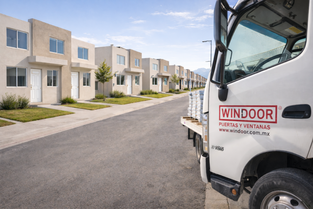 Unidad de Windoor en zona de desarrollo habitacional